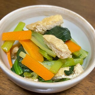 ホットクック◆小松菜と油揚げの簡単煮物